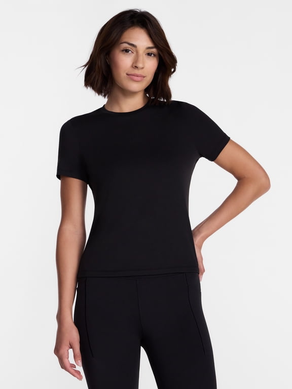 Women's and Women's Plus SoftSculpt Tee with Short Sleeves, Sizes XS-4X
