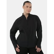 AVIA Women's and Women's Plus SoftSculpt Zip-up Active Jacket, Sizes XS-4X