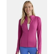 Avia Women's and Women's Plus SoftSculpt Zip-Up Active Jacket, Sizes XS-4X