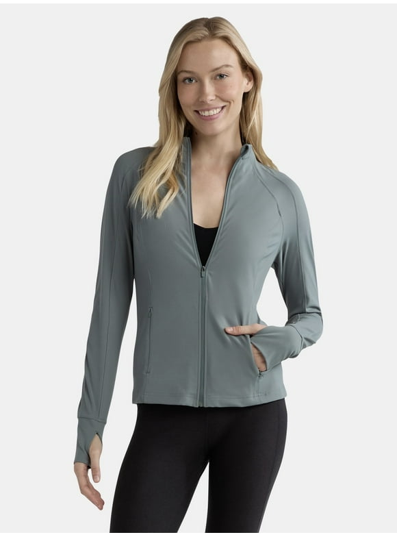 Women's and Women's Plus SoftSculpt Zip-Up Active Jacket, Sizes XS-4X