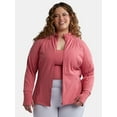 thumbnail image 1 of Avia Women's and Women's Plus SoftSculpt Zip-Up Active Jacket, Sizes XS-4X, 1 of 5