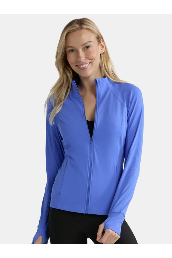 Women's and Women's Plus SoftSculpt Zip-Up Active Jacket, Sizes XS-4X