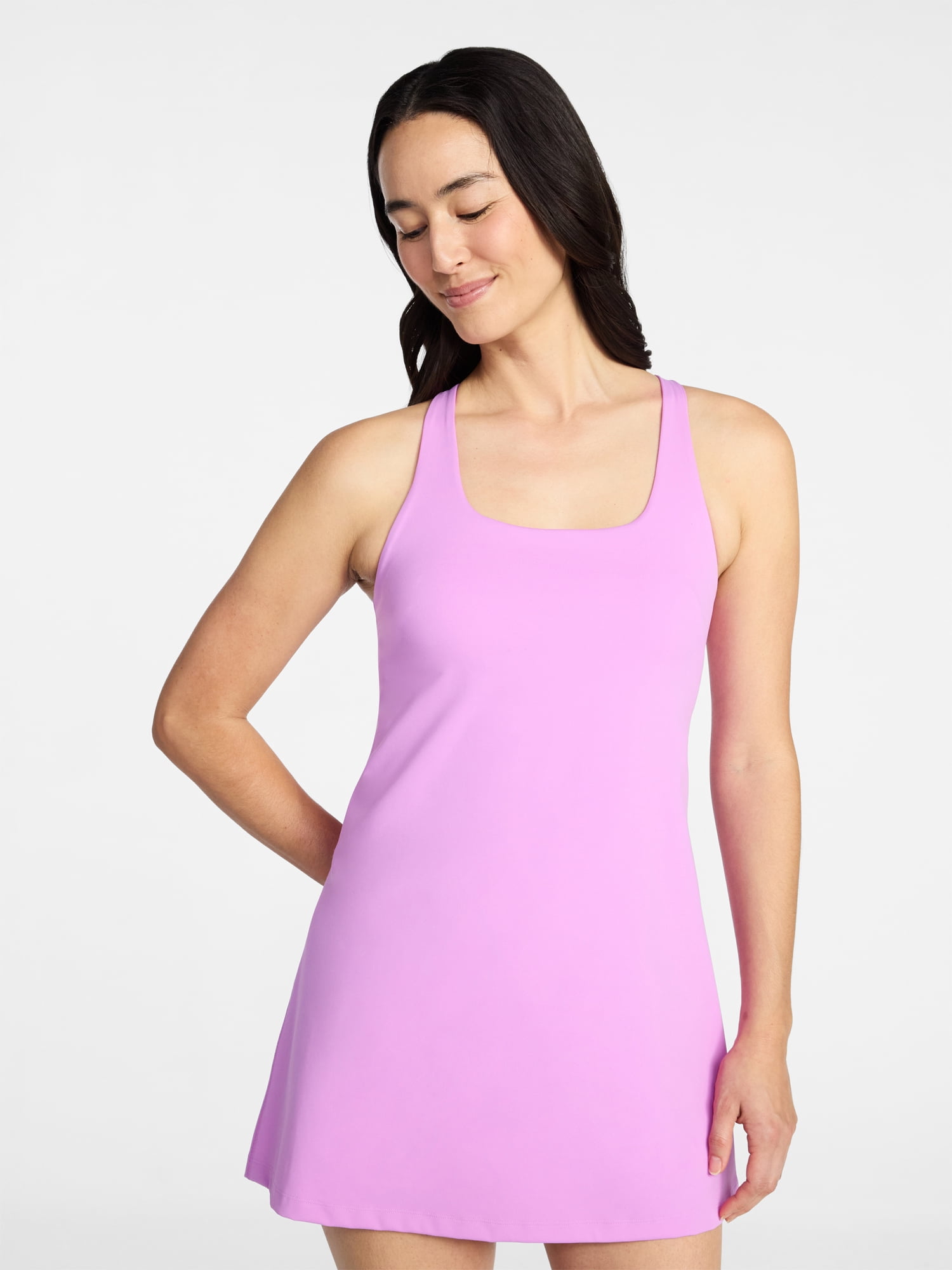 Avia Women's Strappy Knot Back Active Tennis Dress, Sizes XS-XXXL