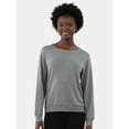 thumbnail image 1 of Avia Women's and Women's Plus Twist Back Top with Long Sleeves, Sizes XS-4X, 1 of 5