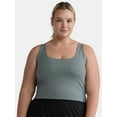 thumbnail image 1 of Avia Women's and Women's SoftSculpt Longline Sports Bra, Sizes XS-4X, 1 of 5