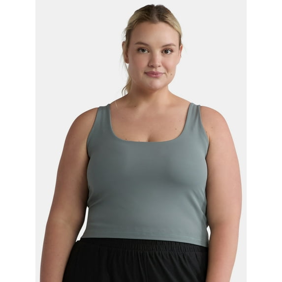 Avia Women's and Women's SoftSculpt Longline Sports Bra, Sizes XS-4X