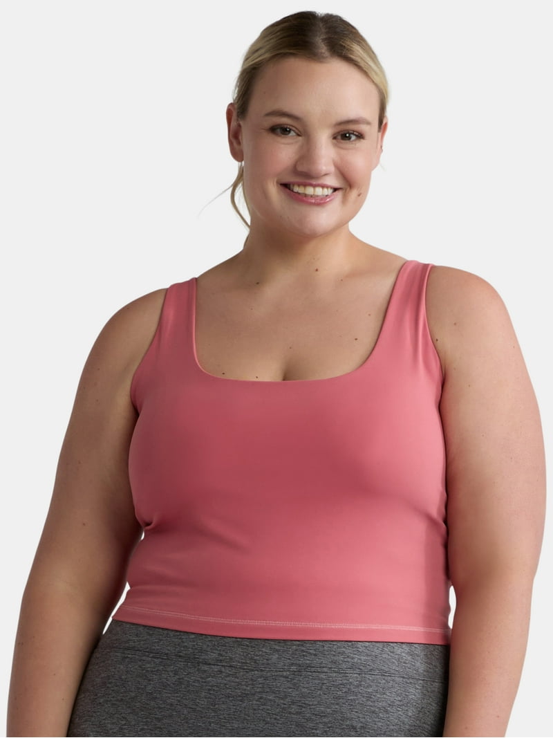 Avia Women's and Women's SoftSculpt Longline Sports Bra, Sizes XS