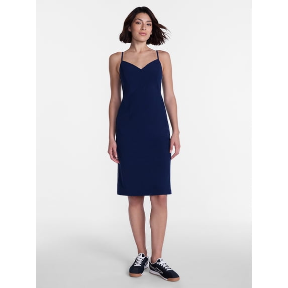 Avia Women’s Feather Stretch Midi Dress, Sizes XS-XXXL