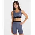 thumbnail image 1 of Avia Women's Flocked Banded Shine Sports Bra, Sizes XS-XXXL, 1 of 5