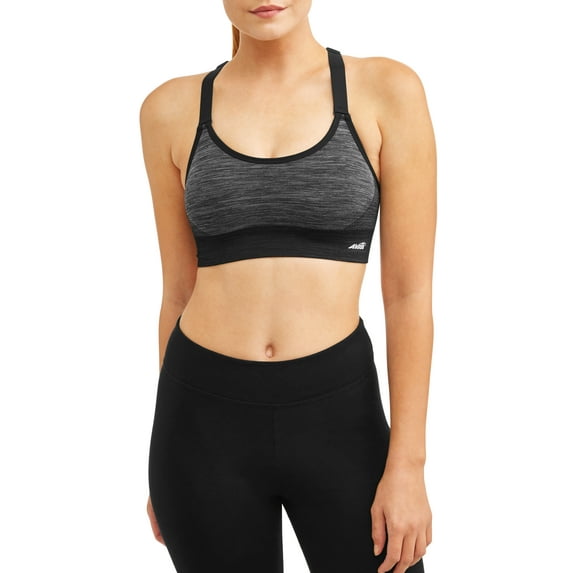 Avia Womens Seamless Moisture Wicking Keyhole Sports Bra, Style AV18198