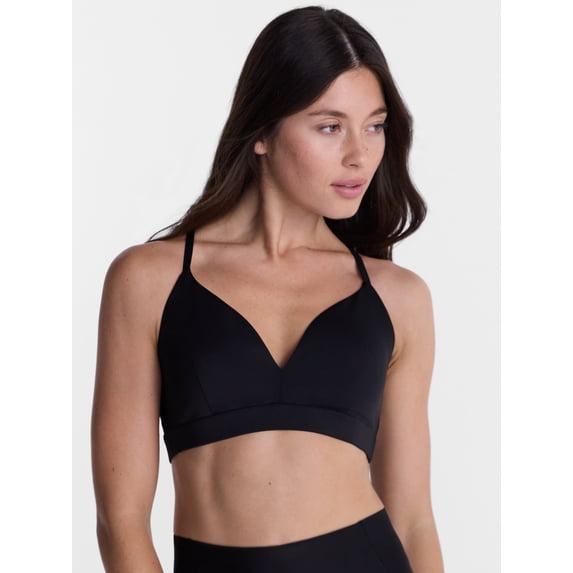 Avia Women's Cross-Back Shine Sports Bra, Sizes XS-XXL