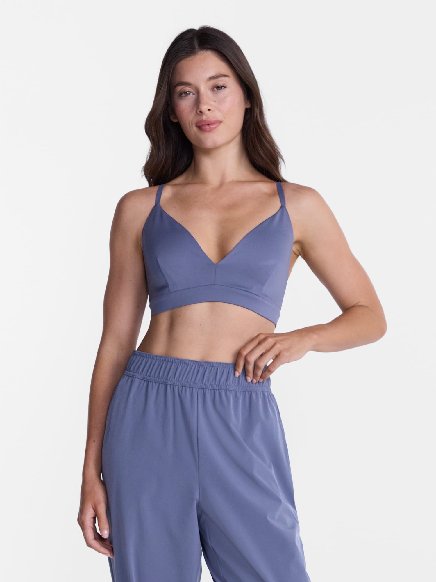 Avia Women's Shine Cross Back Sports Bra, Sizes XS-XXL - Walmart.com