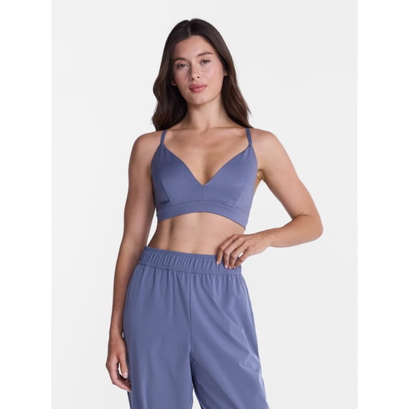 Avia Women's Classic Fit Shine Sports Bra, Sizes XS-XXL