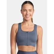 Avia Women's Medium Support Zip Front Sports Bra, Sizes S-XXXL