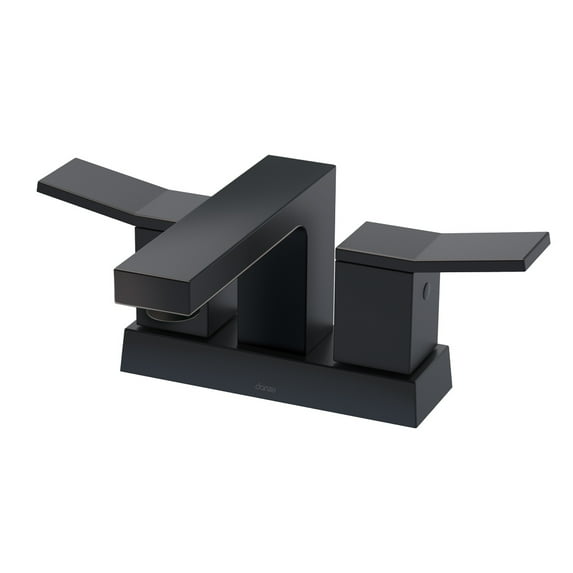 Avian 2H Centerset Lavatory Faucet w/ Metal Touch Down Drain 1.2gpm Satin Black