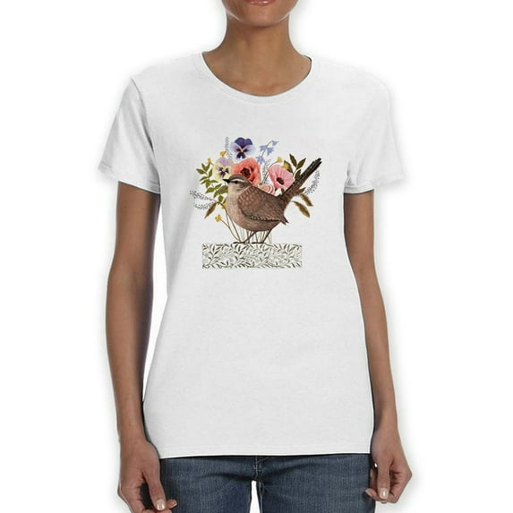 Avian Collage I T-Shirt Women -Victoria Borges Designs, Female x-Large