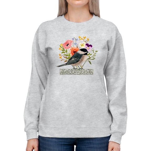 Avian Collage Ii Sweatshirt Women -Victoria Borges Designs, Female Large