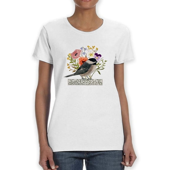 Avian Collage Ii T-Shirt Women -Victoria Borges Designs, Female Medium