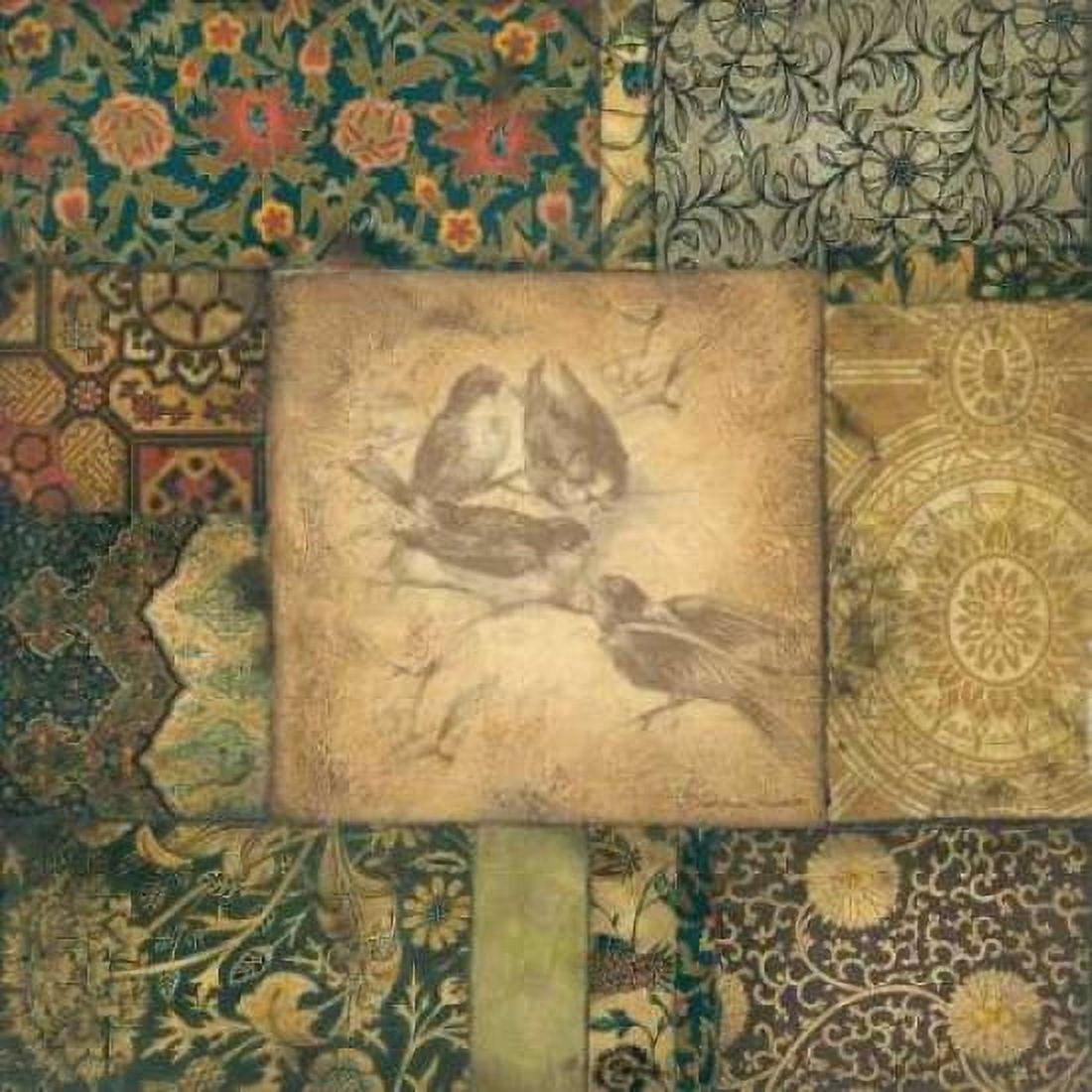 Avian Tapestry II Canvas Art - Stephanie Marrott (24 x 24)