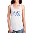 thumbnail image 1 of Avian Twilight Chinese Racerback Tank Women -Grace Popp Designs, Female Small, 1 of 4