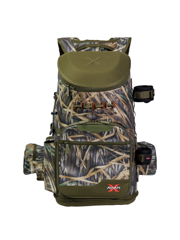Avian X BA Backpack Hunting Gear Bag, Mossy Oak Shadowgrass with 1,600 Cubic Inch Storage