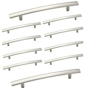 Aviano 10 Pack Modern Curved Subtle Arch Handle Pull for Kitchen Cupboard Door, Bedroom