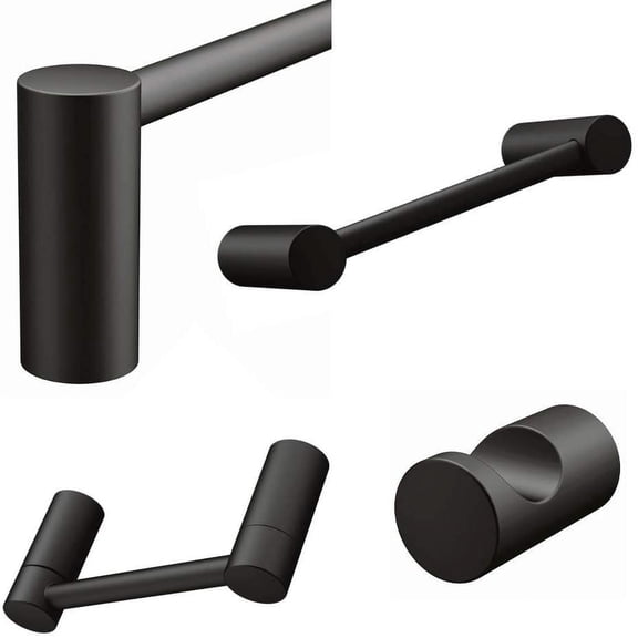 Aviano Collection - Elegant Design 4-Piece Bathroom Hardware Accessory Set Includes 24"