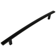 Aviano Hardware 5 Pack Matte Black 7 1/2"" Hole Center Curved Subtle Arch Handle Pull