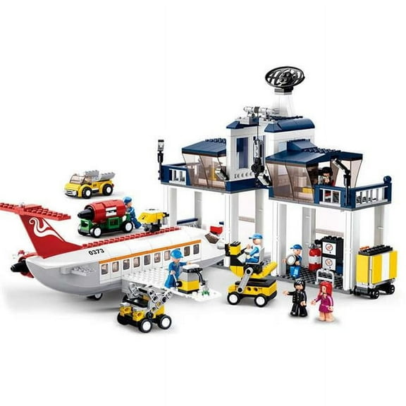Aviation Aircraft Maintenance Base Building Brick Kit (826PCS)