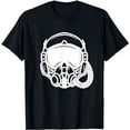 thumbnail image 1 of Aviation Airplane Mask Design T-Shirt, 1 of 5