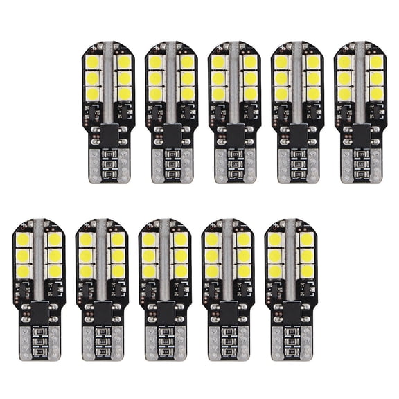 Aviation Aluminum 5730 LED Bulbs 10PCS 12V Energy Saving Auto Interior Lighting Set Quick Install