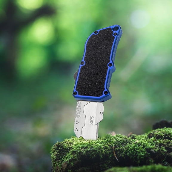 Aviation Aluminum Utility Knife,Aviation Utility Knife Retractable Replaceable Heavy Duty Box,Auto-Retractable Utility Knife not bend,Aerospace Aluminium Sandpaper Face Knife Handle Paper Cutter