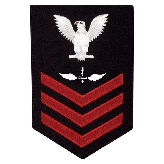 Aviation Anti-Sub Warfare Rate Petty Officer 1st Class Sew On