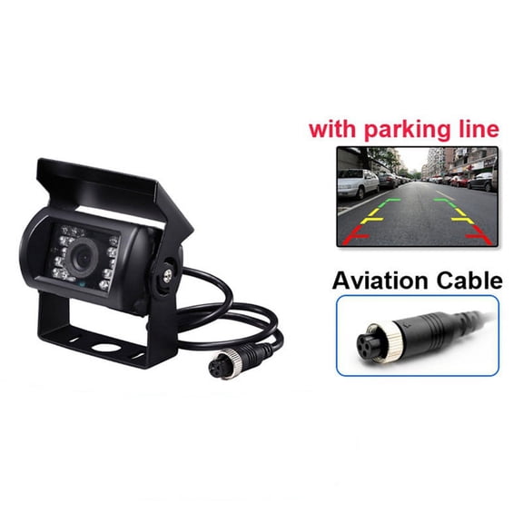 Aviation Car Rear View Monitor Upgrade 700Tvl Ccd 18 Ir Leds Reversing Camera 12/24V for Truck Caravan Bus