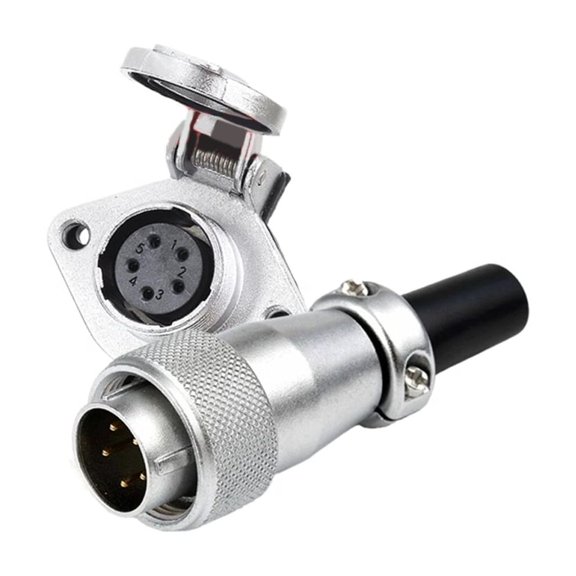 Aviation Circular Connector Male Plug Secure & Stable Aviation Connector Waterproof WS16TQ+ZG Male Suitable for