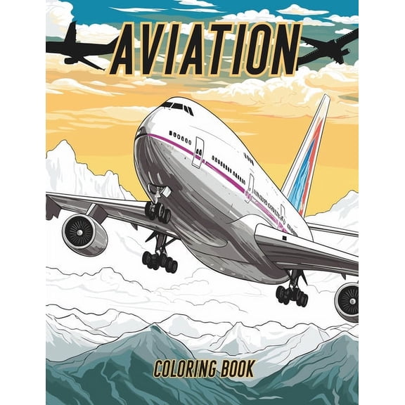 Aviation: Coloring Book (Paperback)
