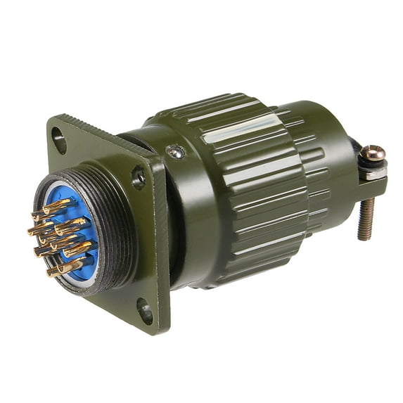 Aviation Connector, 20mm 10P 10A YP21-10 Waterproof Male Wire Panel Power