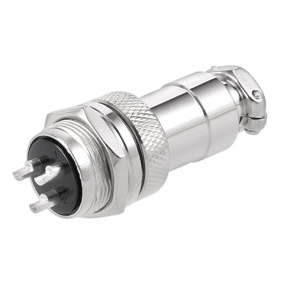 Aviation Connector, 20mm 3P 10A 150V GX20-3 Waterproof Male Wire Panel Power