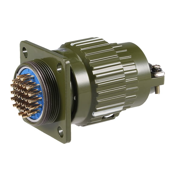 Aviation Connector, 28mm 32P YP28-32 5A Waterproof Male Wire Panel Power