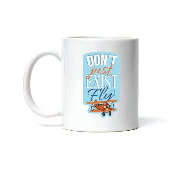 Aviation Gift for Pilots and Aviation Enthusiasts Inspirational Quote Saying 11oz 15oz White Coffee Mug