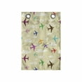 thumbnail image 1 of Aviation Hanging Pocket Organizer, Illustration of Colorful Airplanes in Sky Romantic Cloud Repetitive Design, Printed Polyester Storage Bag with Pockets, 14" x 20", Beige Multicolor, 1 of 2