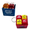 thumbnail image 1 of Aviation Safety Keychain With Alert Alarm Button 1.6'' Red, Blue Led Warning Light Attachment Sound, 1 of 9