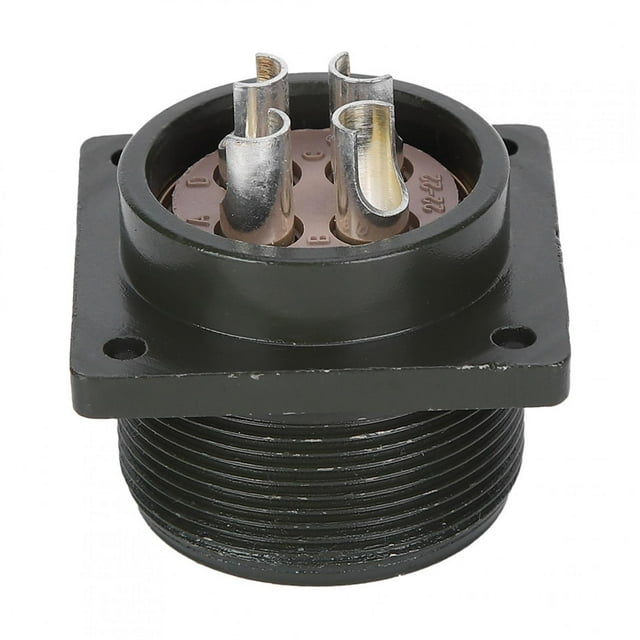 Aviation Socket 4 Pin 2.2KW‑5.5KW Alloy Equipment Plug Motors Industrial Grade Hardware Tools