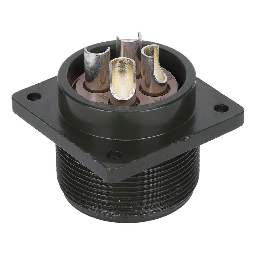 Aviation Socket 4 Pin 2.2KW‑5.5KW Alloy Equipment Plug Motors Industrial Grade Hardware Tools