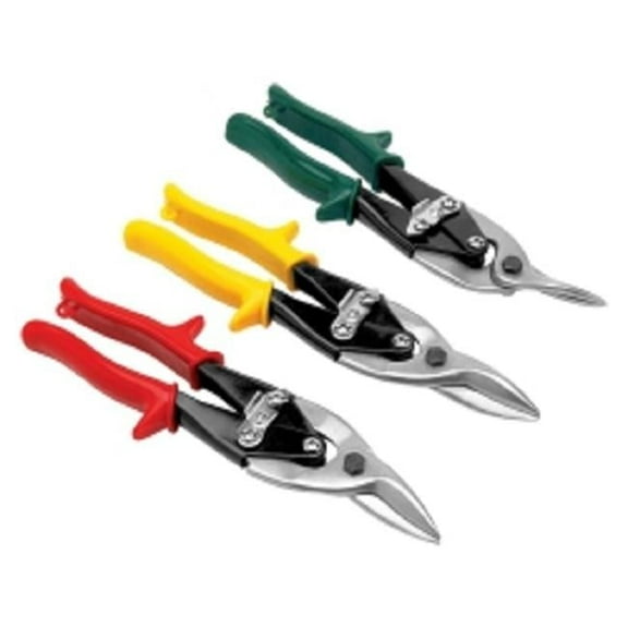 Aviation Tin Snip Set, Multi Color - 3 Piece