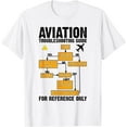 thumbnail image 1 of Aviation Troubleshooting Guide Aircraft Airplane Pilot T-Shirt, 1 of 2