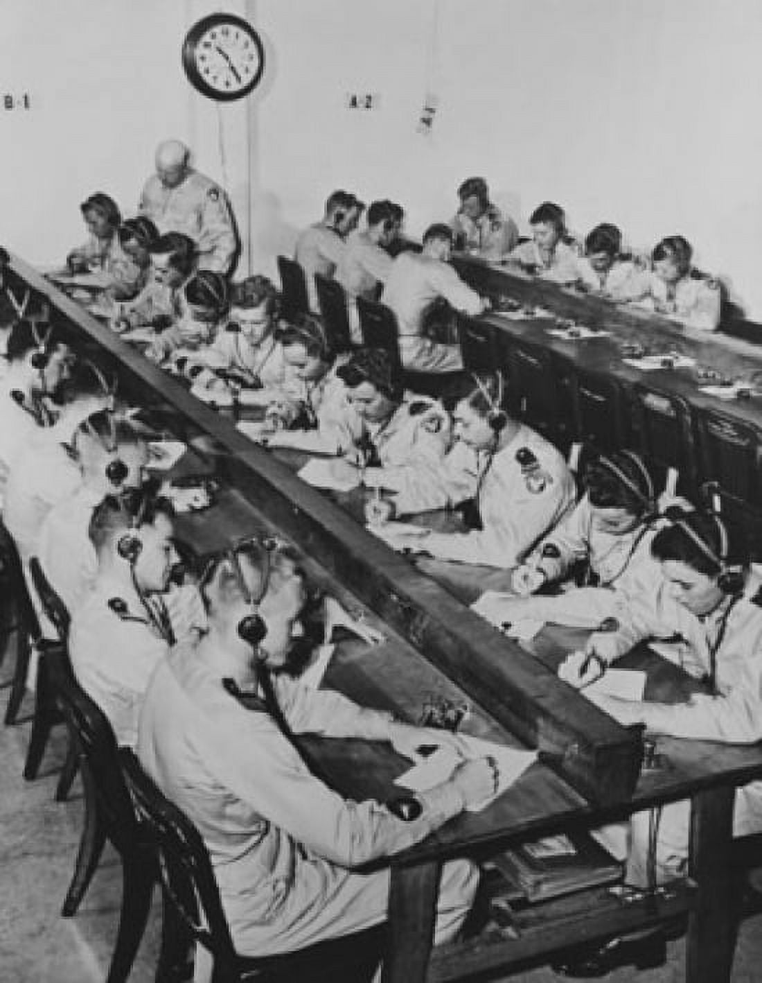Aviation cadets in code class Randolph Air Force Base Texas USA Canvas Art - (18 x 24)