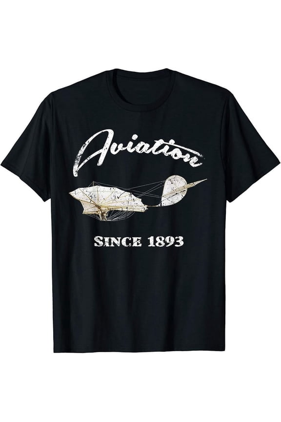 Aviation since 1893 Otto Lilienthal first glider flight T-Shirt