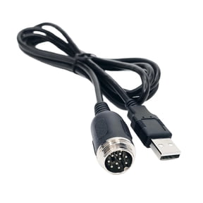 Aviation to USB Connection Cable for Thrustmaster TH8A TSSH TSSH+ Shifter, Replacement Data Cable for PC Racing Simulator