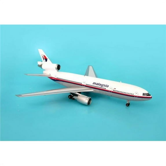 Aviation200 1by200 Scale Model Aircraft AV2D10002 Malaysia Diecas DC-10-30 Air Plane Toy